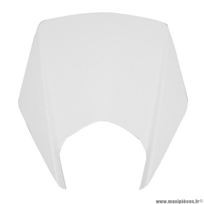 Tête de fourche avant PIAGGIO blanche 86420600W0B pour 50 à boîte Gilera 50 SMT, RCR après 2011