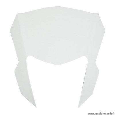 Tete de fourche-bulle avant PIAGGIO blanche 50 à boite Gilera 50 SMT, RCR après 2018 - 2B004320000W0B