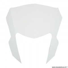 Tete de fourche-bulle avant PIAGGIO blanche 50 à boite Gilera 50 SMT, RCR après 2018 - 2B004320000W0B