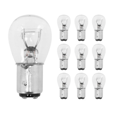 Ampoule adaptable 12V 21/5W BLANC BAY15D (boîte de 10)