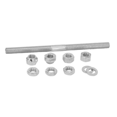 Axe de roue adaptable 11 x 100 x 180 mm (sans cage à bille)