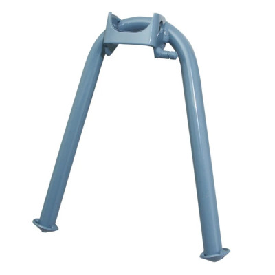 Béquille centrale adaptable à peindre base bleue pour MBK-Motobécane 88, 881 (H 210 mm)