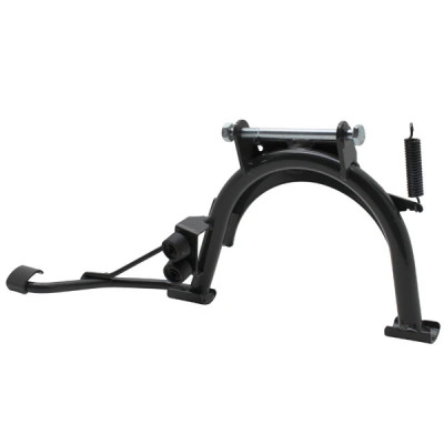 Béquille centrale adaptable noire pour scooter Piaggio 50 Fly 4T, Vespa LX 4T, 125 Fly 4T, 125 Zip 4T / Aprilia 125 Habana (582018-600320-601708)