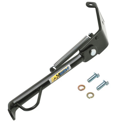 Béquille latérale IGM noire adaptable Piaggio 50 ET2, ET4, Vespa LX 2T et 4T, 125 ET4