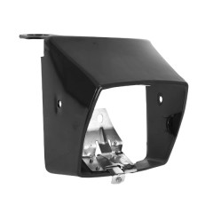 Capot phare-projecteur adaptable noir avec patte et ressort pour Peugeot 103 MVL, Vogue