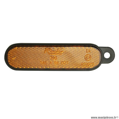 Catadioptre de fourche PIAGGIO OEM 00H01802081 pour 50 à boîte Gilera SMT, RCR 2006+2017 / Aprilia SX, RX 2006+2017