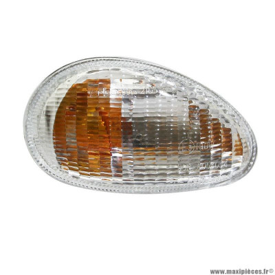 Clignotant avant droit PIAGGIO blanc OEM 581634 pour 125 Vespa ET4 1998-2005