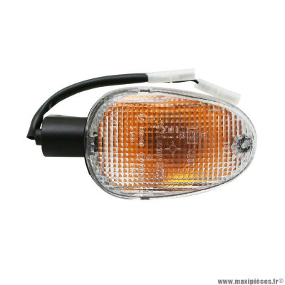 Clignotant avant droit-arrière gauche PIAGGIO origine 58172R pour 250-500 Beverly 2007-2012, 300 Carnaby 2009-2012, Gilera 50-125 Runner après 2005