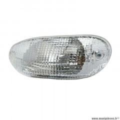 Clignotant avant gauche blanc PIAGGIO OEM 638501 pour scooter Gilera 50 Stalker 2004-2011