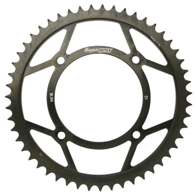 Couronne adaptable 51 dents acier 420 pour 50 à boîte Beta 50 RR Racing 2005+