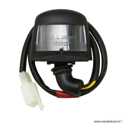 Feu éclairage plaque PIAGGIO OEM 1D002251 pour scooter 50 Zip après 2018