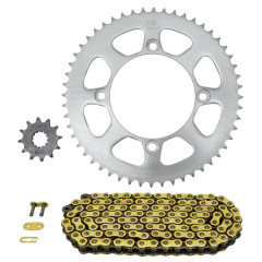 Kit chaine AFAM 428 12x52 pour Beta 50 RR SM 2012-2017, 50 RR Motard Sport 2014-2018, RR Motard 2012-2017