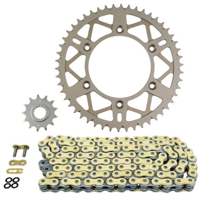 Kit chaîne AFAM démultiplication origine Beta 125 RR Enduro 2018-2020, RR Enduro Racing 2018-2020