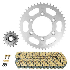 Kit chaîne AFAM 520 15x45 (diamètre couronne 100-124-11) DUCATI 696 MONSTER 2008-2014, MONSTER + ABS 2009-2012, MONSTER + 2009-2012