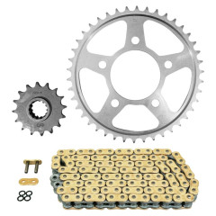 Kit chaîne AFAM 525 16x42 (démultiplication origine) compatible Honda 1000 CRF Africa Twin ABS 2016-2019