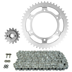 Kit chaîne AFAM 525 15x47 (démultiplication origine) Honda 600 XLV Transalp 1987-1988