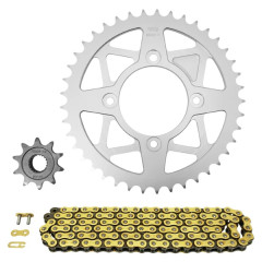 Kit chaîne AFAM 520 10x41 (démultiplication origine) pour Honda-Montesa 250 4RT Cota 2005-2010