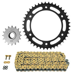 Kit chaîne AFAM 525 16x42 (diamètre couronne 140-168-10.25) Husqvarna 900 Nuda R ABS 2012-2013
