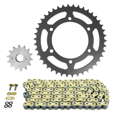 Kit chaîne AFAM 520 14x42 (démultiplication origine) Kawasaki 300 Z ABS 2015-2016