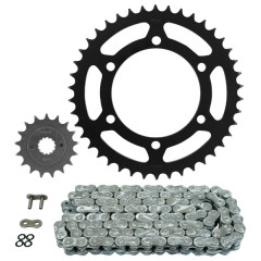 Kit chaîne AFAM 520 17x42 (démultiplication origine) Kawasaki 500 ER-5 1997-2006