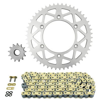 Kit chaine AFAM 520 13x50 diamètre couronne 125-150-8.5 KTM 125 EXC 1999-2016, EXC SIX DAYS 2001-2016