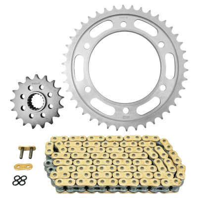 Kit chaîne AFAM 525 17x42 (démultiplication origine) KTM 1290 R Super Adventure 2017-2020, 1190 Adventure R ABS 2013-2016