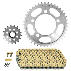 Kit chaine AFAM 525 17x41 (diamètre couronne 101-124-14.25) KTM 990 SM Supermoto 2008-2010