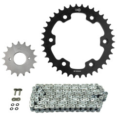 Kit chaîne AFAM 530 17x38 pour moto Royal Enfield 500 Classic EFI 2016-2020, Bullet EFI 2016-2018 (démultiplication origine)