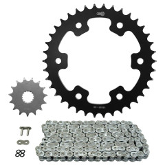 Kit chaine AFAM 525 15x38 (démultiplication origine) Royal Enfield 650 Interceptor 2018-2024, Continental 2018-2020, Continental GT 2021-2024