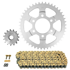 Kit chaine AFAM 530 15x45 (diamètre couronne 76-100-10.5) Suzuki 1200 GSF N Bandit 1996-2005