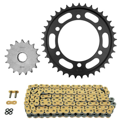 Kit chaine AFAM 525 17x37 (diamètre couronne 106-125-10.5) Triumph 1200 Speedmaster 2019-2020