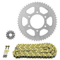 Kit chaîne AFAM 428 14x52 Démultiplication origine Yamaha 125 MT 2022-2023, MT-125 ABS 2020-2021, XSR 2021