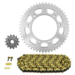 Kit chaîne AFAM 428 14x50 (diamètre couronne 105-125-8.5) pour Yamaha 125 XT R 2005-2011