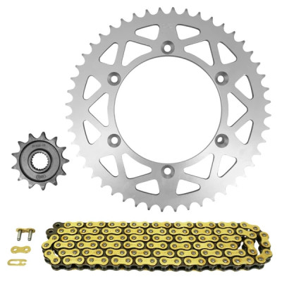 Kit chaine AFAM 520 13x48 (couronne alu 130-150-8.5) Yamaha 125 YZ 2005-2021