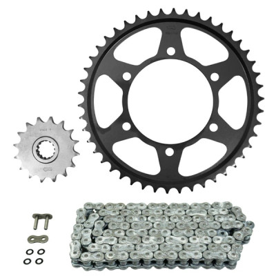 Kit chaîne AFAM 530 16x46 (démultiplication origine) - Yamaha 600 FZ6 S Fazer 2004-2007, FZ6 S2 Fazer 2007-2009, FZ6 S2 2007-2010