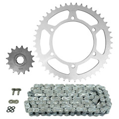 Kit chaîne AFAM 520 16x46 (démultiplication origine) Yamaha 750 XTZ Super Ténéré 1989-2000