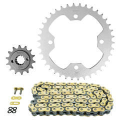 Kit chaine AFAM 520 14x38 (démultiplication origine) Kymco 250 Maxxer 2007-2016