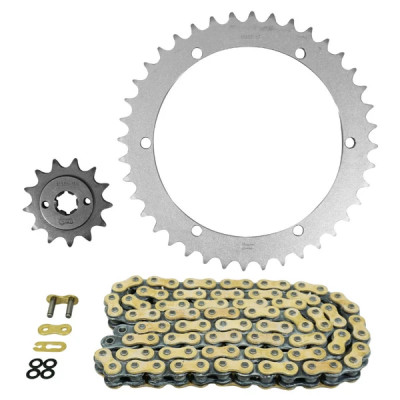 Kit chaîne AFAM 520 13x40 (démultiplication origine) Yamaha 200 YFS Blaster 1988-2006