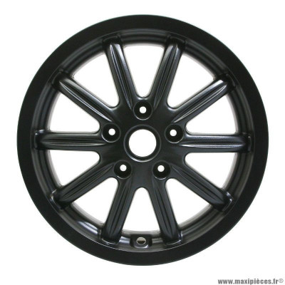 Roue avant PIAGGIO 3.00 x 12'' noir OEM 649372 pour 300-500 MP3 après 2010, 400 MP3 après 2008, Gilera 500 Fuoco après 2007