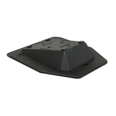 Support de plaque immatriculation adaptable L 135mm H 28mm L 116mm Piaggio 50 Ciao