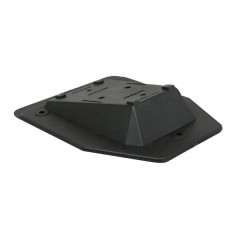 Support de plaque immatriculation adaptable L 135mm H 28mm L 116mm Piaggio 50 Ciao