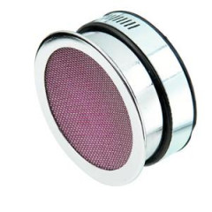 Filtre à air adaptable grille plate chrome pour carburateur SHA Ø 56-59mm