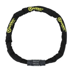 Antivol à chaîne AUVRAY C-Code à combinaison 1.20 m maillon diamètre 8 mm