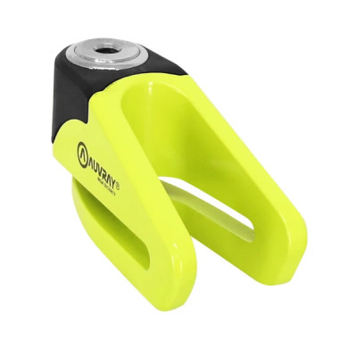Antivol bloque disque AUVRAY BD210 diamètre 10 mm jaune avec pochette