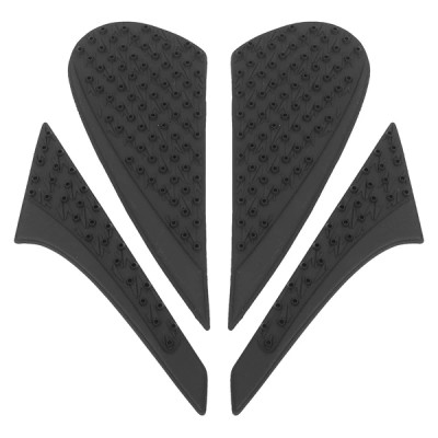 Protection de réservoir antidérapant AVOC noir avec motif pour Kawasaki 900 Z900 (vendu par 4)