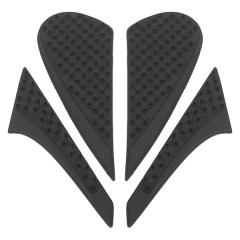 Protection de réservoir antidérapant AVOC noir avec motif pour Kawasaki 900 Z900 (vendu par 4)