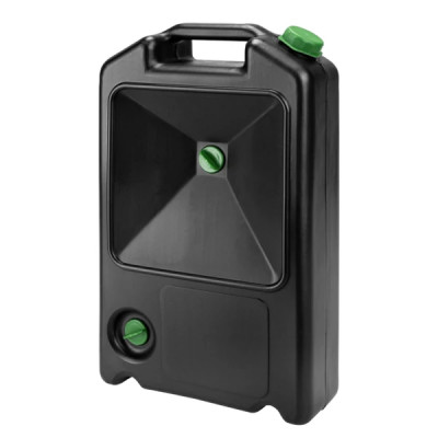Bac de vidange PRESSOL en polyéthylène avec poignées noir 7L