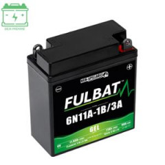 Batterie FULBAT 6N11A-1B/3A 6V11AH CLASSIC (GEL - SANS ENTRETIEN) - ACTIVEE