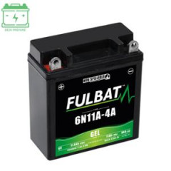 Batterie FULBAT 6N11A-4A 6V11AH CLASSIC GEL SANS ENTRETIEN ACTIVEE