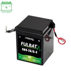 Batterie FULBAT 6N4-2A/A-4 6V4AH CLASSIC GEL SANS ENTRETIEN ACTIVEE USINE